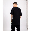 Tricou Oversized Glitch - negru