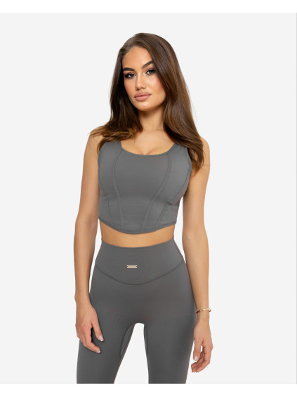 Corset top Mystery - grey