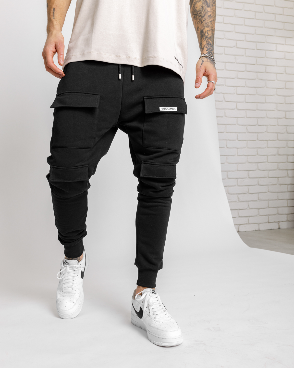 Don Lemme Tepláky Begin - black Veľkosť: S