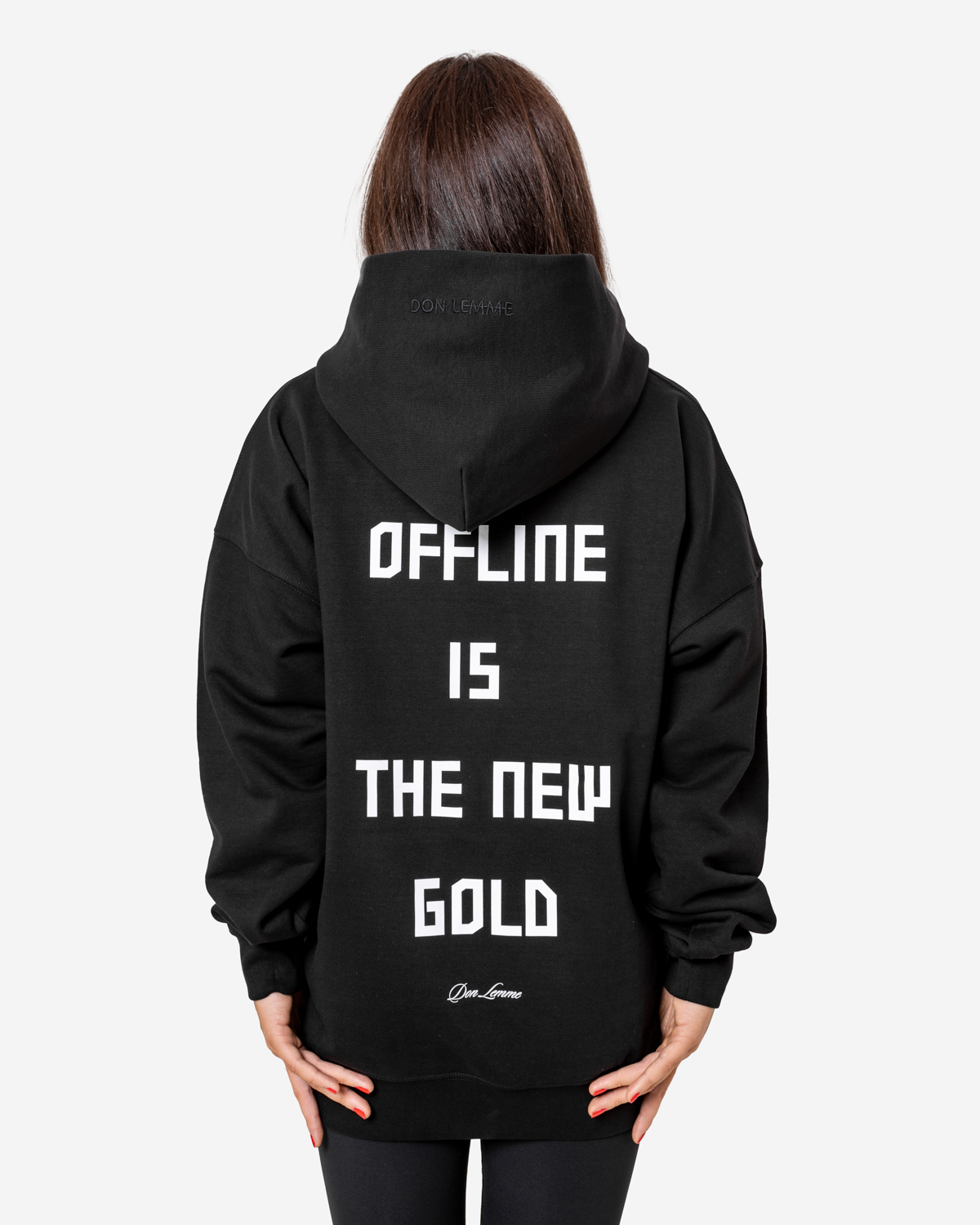 Don Lemme Unisex Mikina Gold - black Veľkosť: S