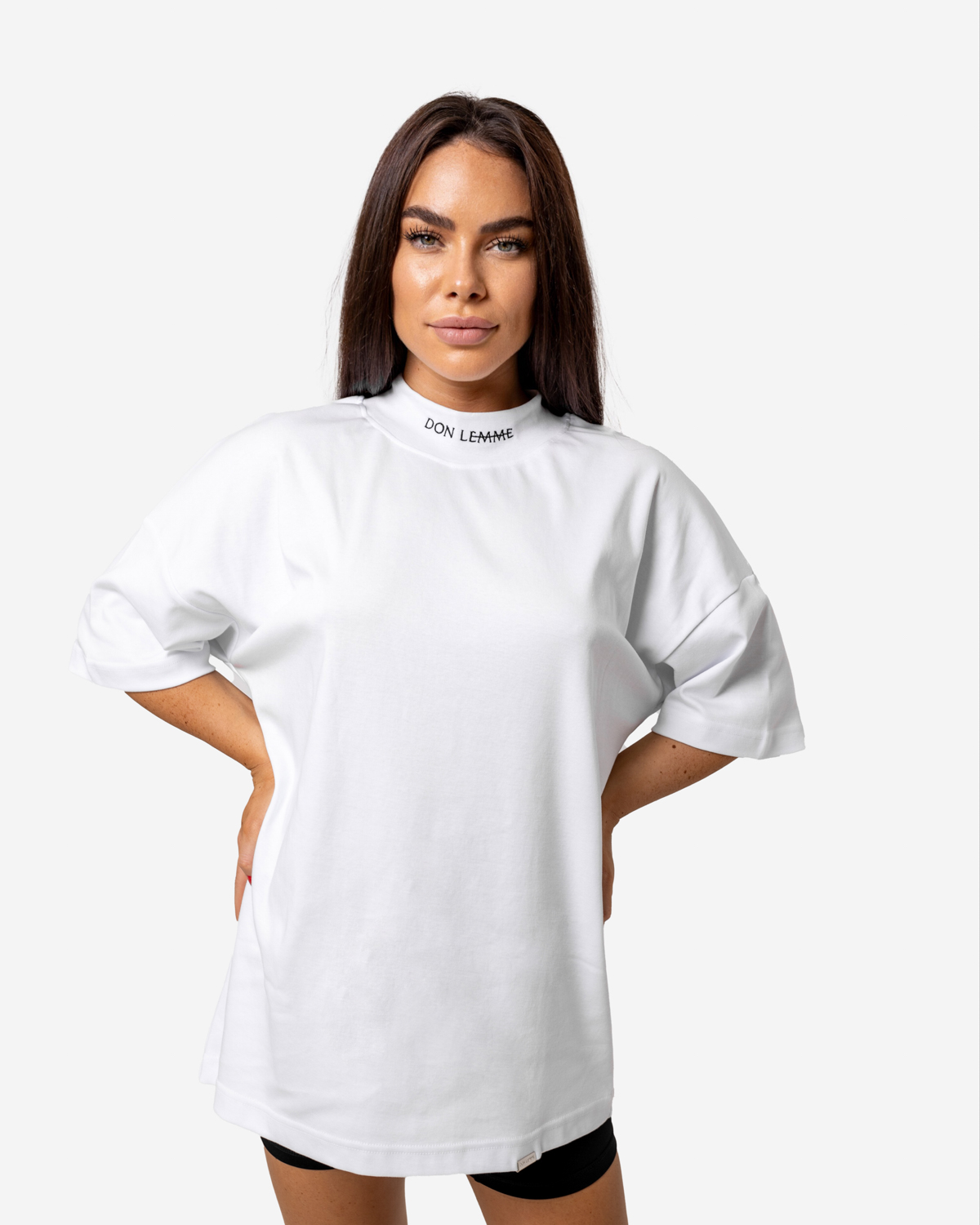 Don Lemme Unisex Triko Blurry - white Veľkosť: L