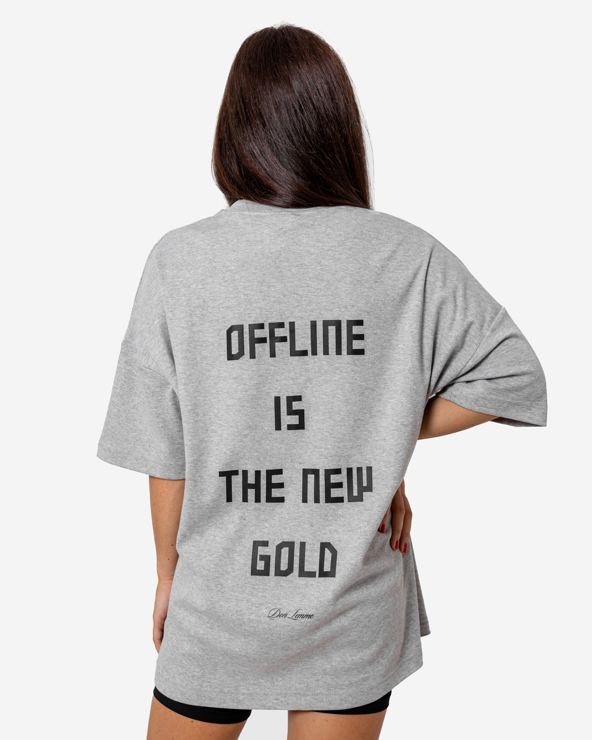 Don Lemme Unisex Triko Offline - grey Veľkosť: M