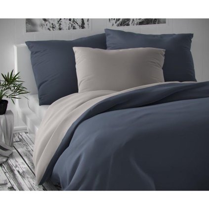 Povlečení LUXURY světle šedá / tmavě šedá