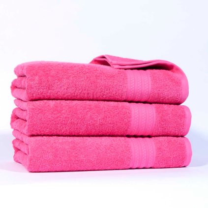 Set ručník JESSICA 70x140cm fuchsie 4ks + 1ks zdarma