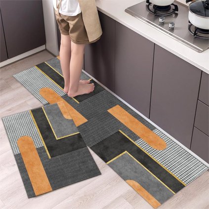 Protiskluzový koberec do kuchyně EVAN sada 2ks