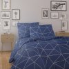 Povlečení NORDIC GRID modrá