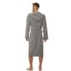 Pánský župan s kapucí 2104 FALCO šedá