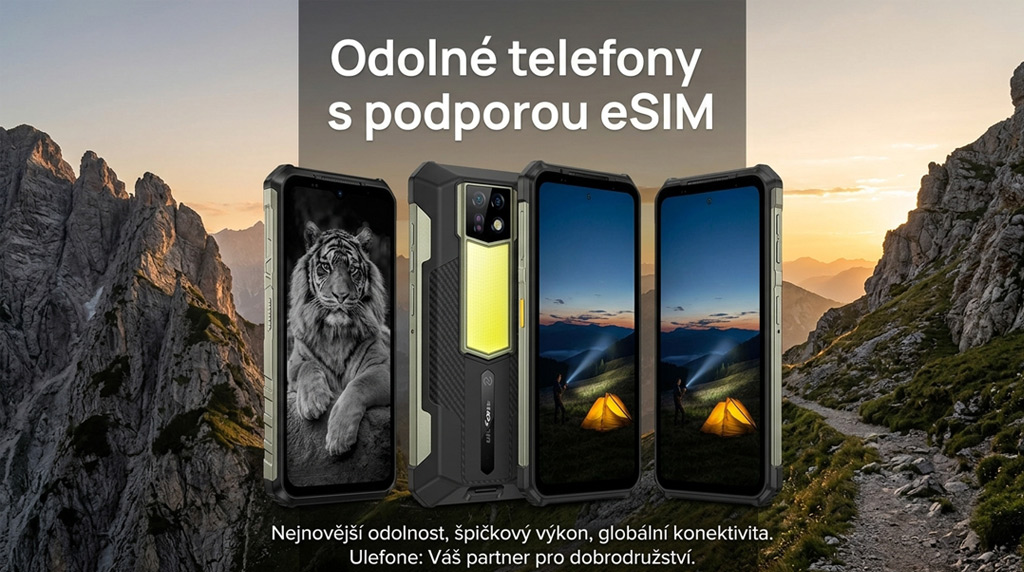 Odolné telefony s eSIM