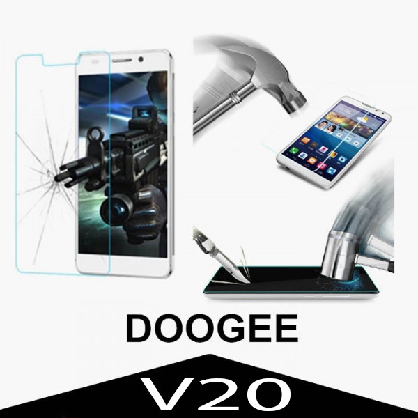 Levně Tempered Glass Protector 0.3mm pro Doogee V20