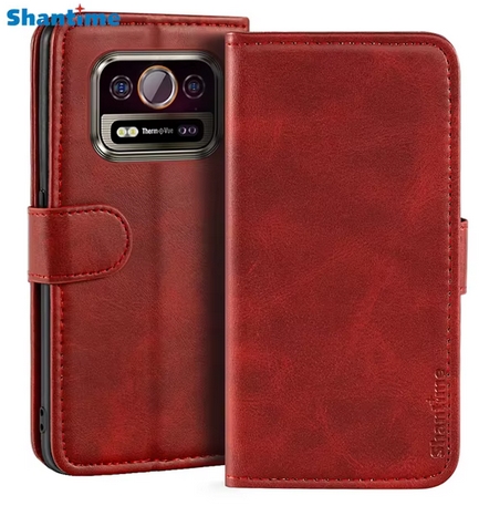 Levně Flipové + gélové pouzdro pro Ulefone Armor 25T Barva: Červená