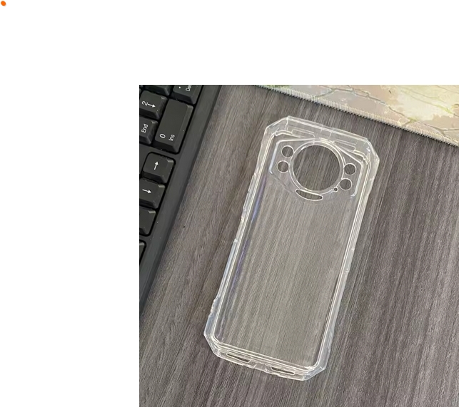 Levně Silikonový obal pro Doogee S Cyber Barva: Průhledná