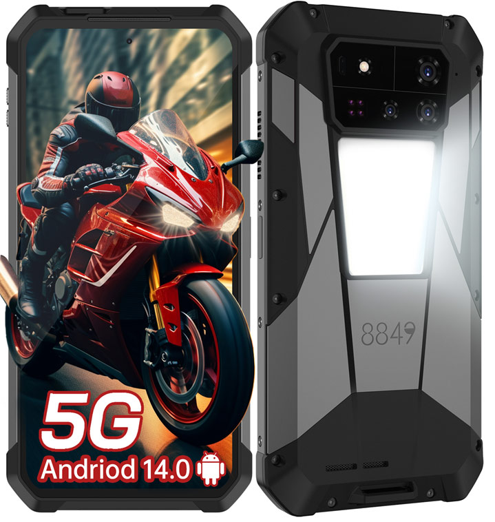 Unihertz Tank 4 PRO Velikost ROM paměti: Unihertz Tank 4 PRO 16 GB +512 GB