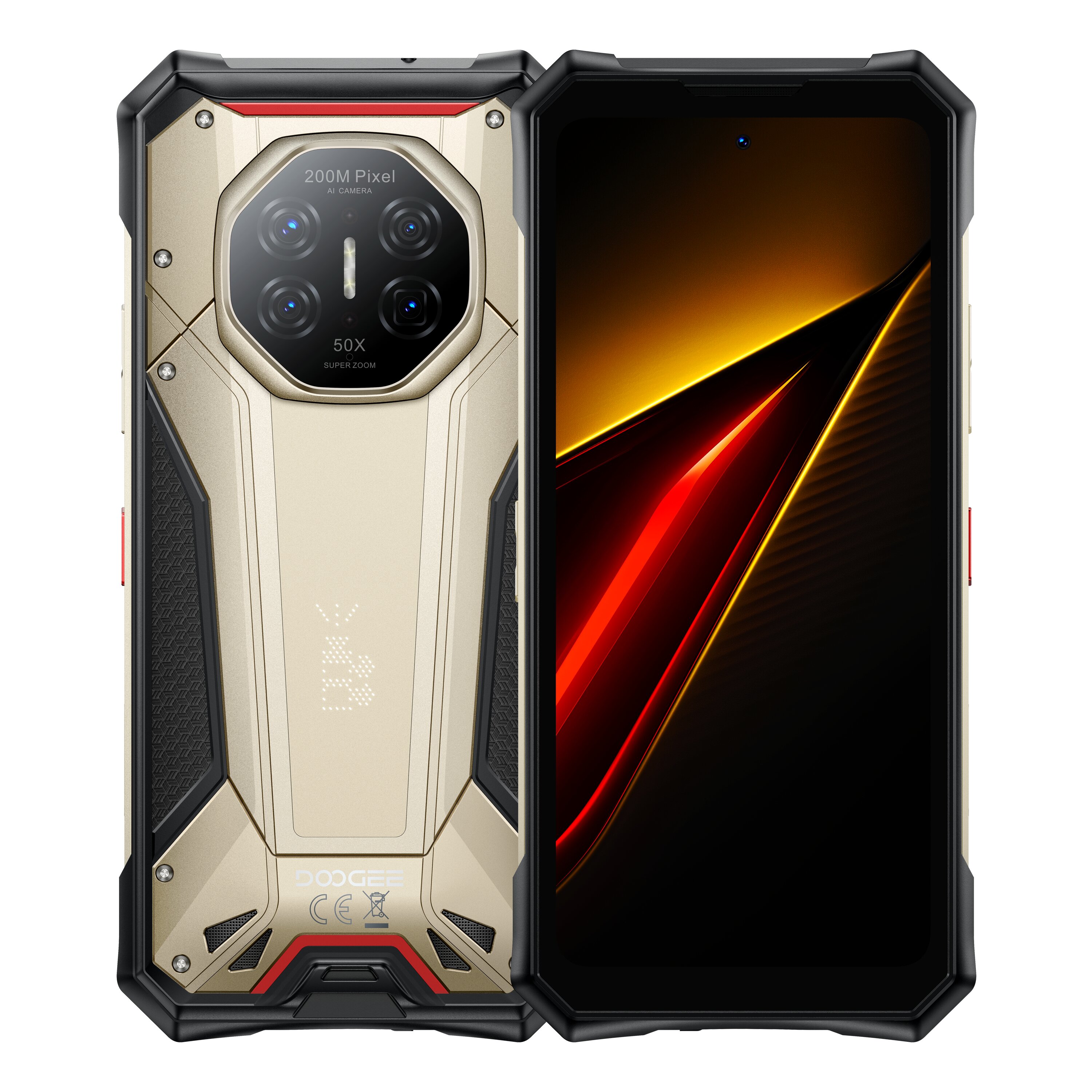Doogee S300 PRO Barva: Zlatá