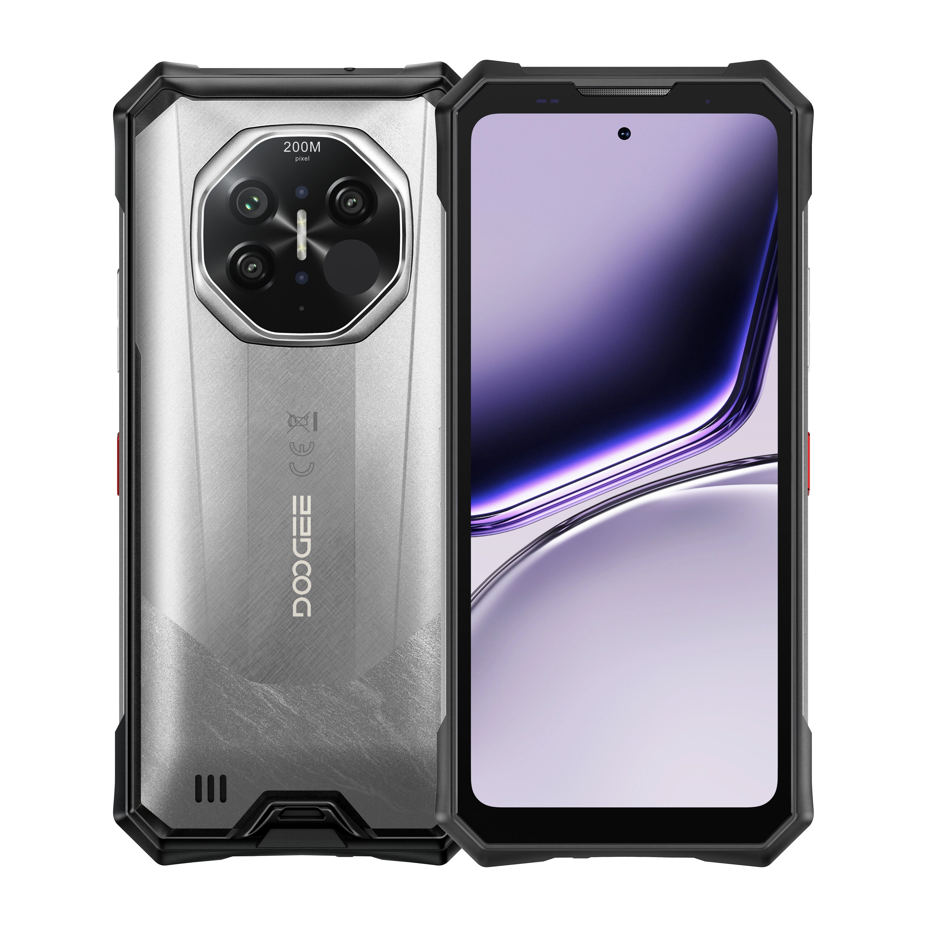 Doogee S300 Plus Thermal Barva: Stříbrná