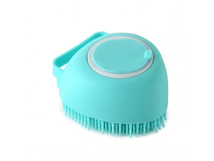 Silikonový kartáč na mytí s dávkovačem šamponu