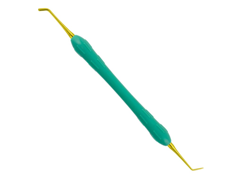 Profesionální sada kyret Gracey Easy Color pro přesné odstranění zubního plaku a kamene s barevným označením pro rychlou orientaci při práci.