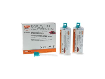 M+W Sioplast BS x-hart (2x50ml)  Materiál na registraci skusu na bázi aditivního vinylpolysiloxanu v kartuších.