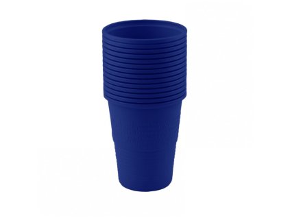 jednorazowe kubki plastikowe granatowe 200ml 100 szt