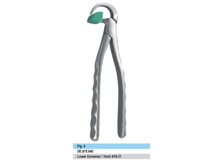 20760 Kleszcze ekstrakcyjne Power Grip zuchwa zab 37 do 47