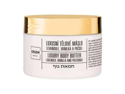 5753 1 kesem luxusni telove maslo levandule vanilka a paculi 350 ml