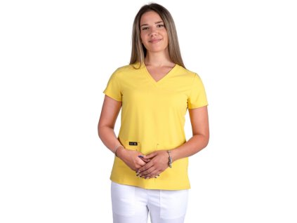 Dámská halena BECCA TOP - žlutá (Velikost XL)