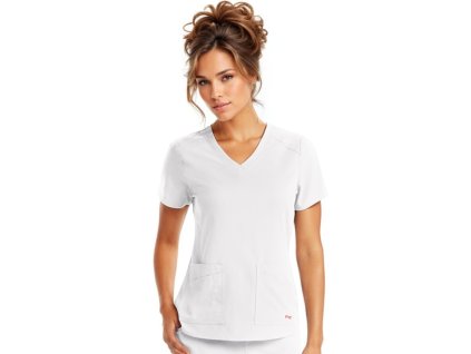 Dámská halena EMMA Grey´s Anatomy STRETCH EXPERIENCE - bílá (Velikost 3XL)