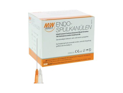 M+W kanyly výplachové žluté 0,3x23 100ks  Tupé výplachové kanyly