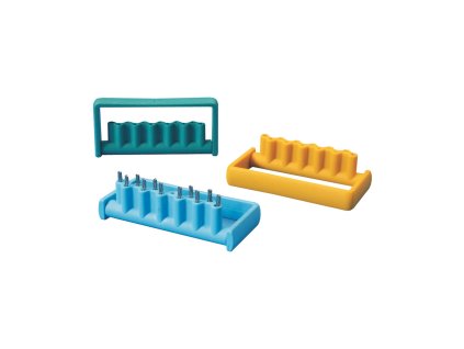 M+W Stojánek na vrtáčky žlutý  Stojan pro 8 vrtáčků FG a 4 vrtáčky RA.