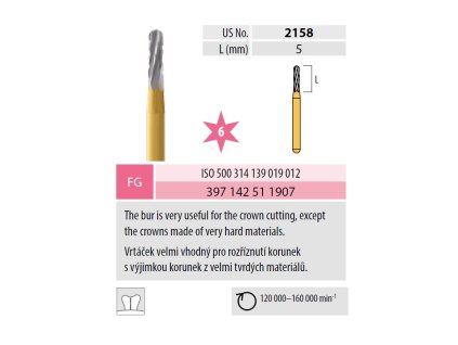 MEDIN Progressive vrtáček T 504.314.139.019.012 monolit zlacený 1907