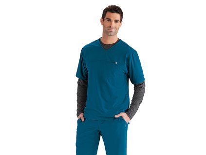 Pánská halena BARCO WELLNESS TOMMY Pro-Tek ™ - karibská modrá (Velikost XS)