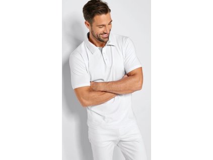 Pánské POLO tričko - bílé (Velikost 2XL)