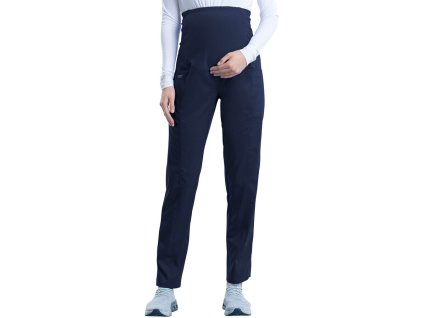 Těhotenské kalhoty MATERNITY - námořnická modrá (Velikost 3XL)