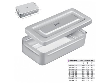 pudelko stal nierdzewna 200x100x40mm