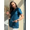 Zdravotnická halena Cherokee Core Stretch BEST - karibská modrá (Velikost 3XL)