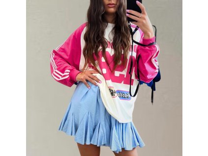Tričko pink s dlhým rukávom