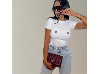 Tričko Jahôdka White