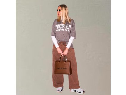 Tričko brown oversize
