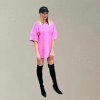 Tričko pink oversize