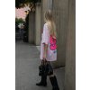 Tričkošaty New York pink oversize