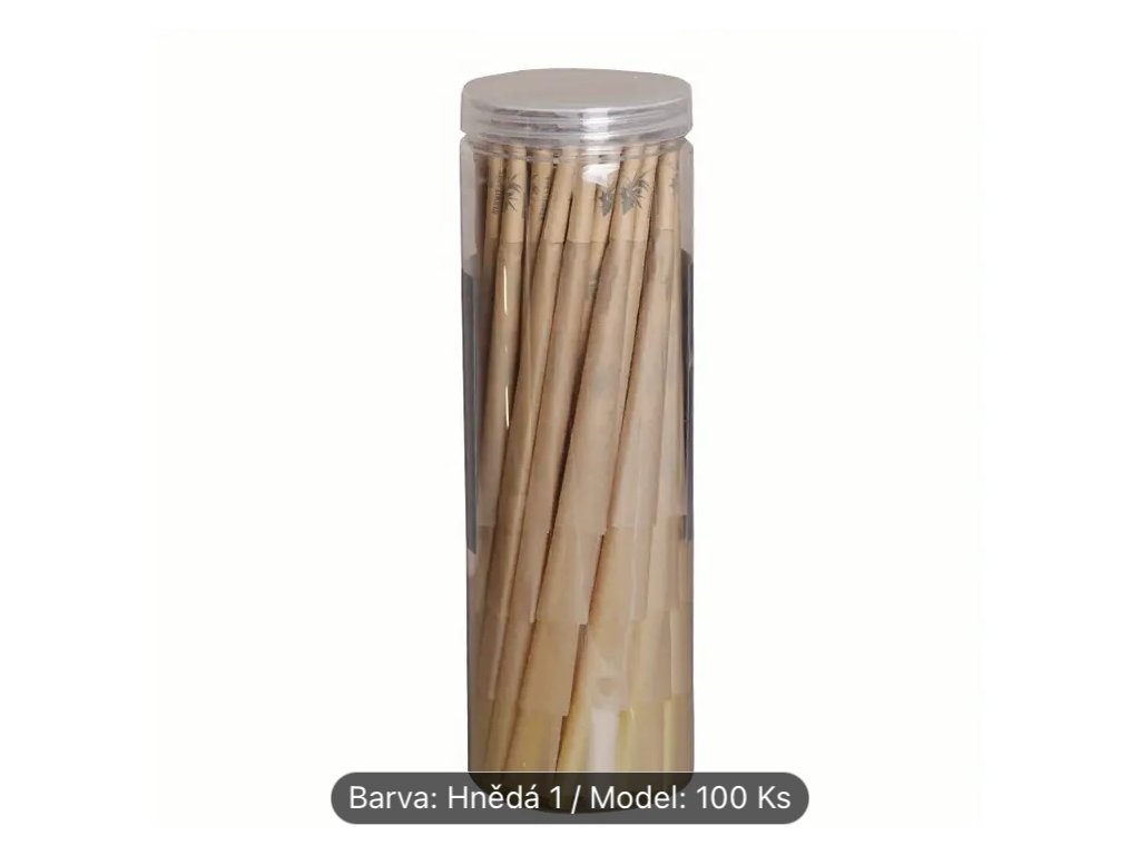 Předbalené papírky nebělené