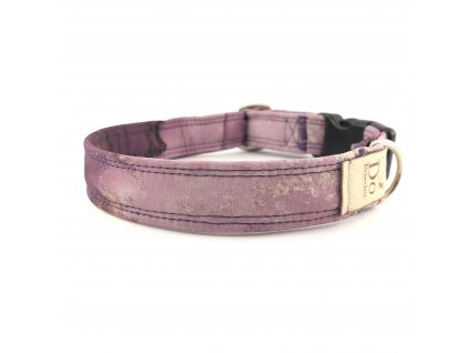 Obojek pro psa softshell Mramor fialový