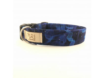 Obojek pro psa softshell Spiral blue