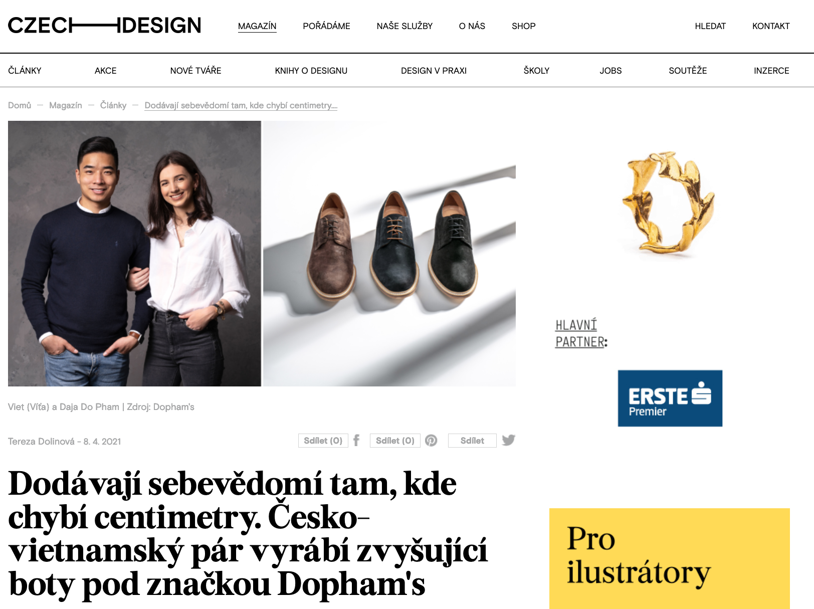 Napsali o nás - CZECHDESIGN