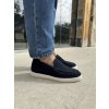 Navy Loafer Sneakers