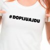 Dámské tričko #DOPIJUAJDU Černá dopiju a jdu dopijuajdu.cz
