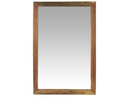 Zrcadlo v dřevěném rámu z řady UNIQUE