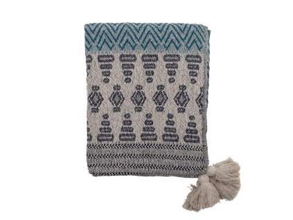 Milas Throw Blue Bloomingwille