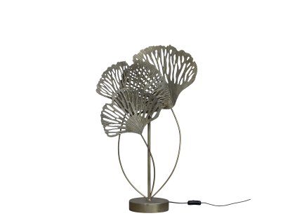 Dekorační lampa se třemi listy mosaz Chic Antique