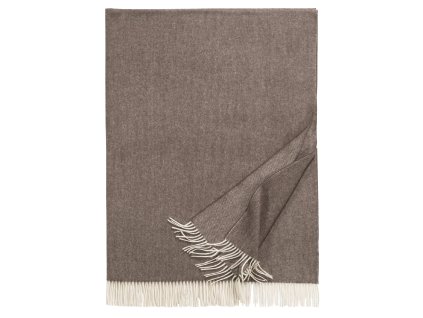 Vlněný pléd Boston hnědý