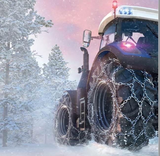 Snehové reťaze a snehová radlica